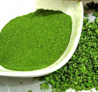 Figure 8 : Healthcare produce of M olifera [1. Nutritional trendy capsules & 2. Tea Bags]