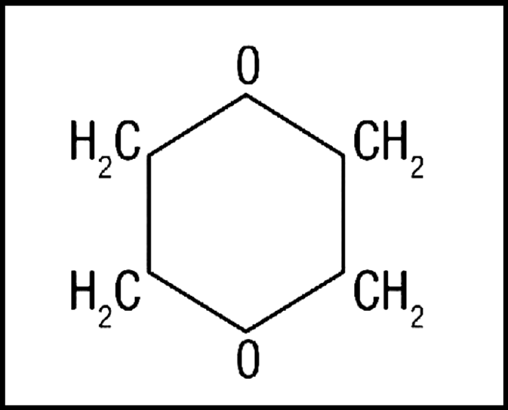 Fig. 6: Chemical formula of Lead acetate f) Methylchloroisothiazolinone-methylisothiazolinone (MCI-MI)MCI-MI (Figure7) is a preservative widely used in the manufacture of personal hygiene products, which has a high degree of cytotoxicity and is dose-dependent when tested in vitro, in cultured cells[14,18]. In cosmetic products, this compound represents an important allergen and may cause hypersensitivity when there is constant exposure to this substance.[19].