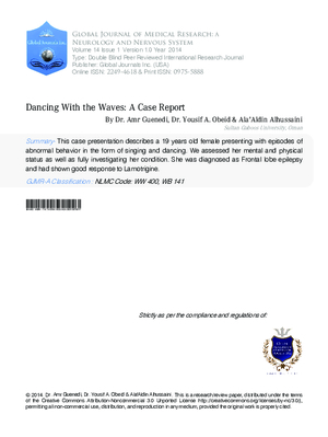 Dancing with the Waves: A Case Report