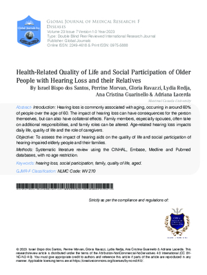 Health-Related Quality of Life and Social Participation of Older People with Hearing Loss and their Relatives