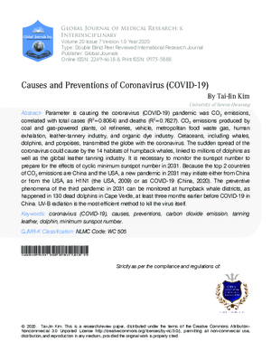 Causes and Preventions of Coronavirus (COVID-19)