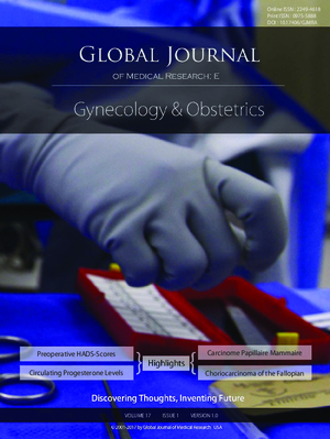 GJMR-E Gynecology and Obstetrics: Volume 17 Issue E1