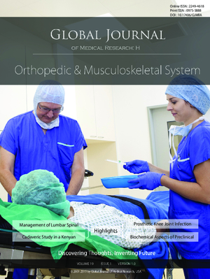 GJMR-H Orthopedic and Musculoskeletal System: Volume 19 Issue H1