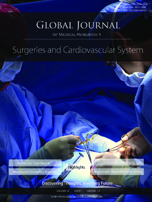 GJMR-I Surgeries and Cardiovascular System: Volume 18 Issue I1