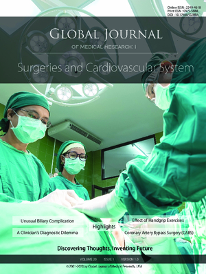 GJMR-I Surgeries and Cardiovascular System: Volume 20 Issue I1