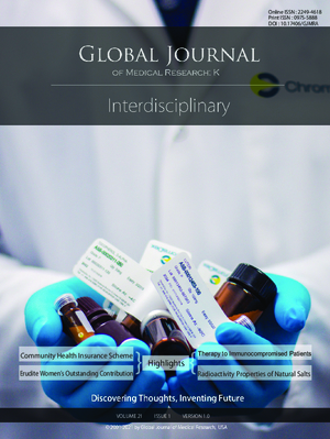 global journal of medical research k interdisciplinary