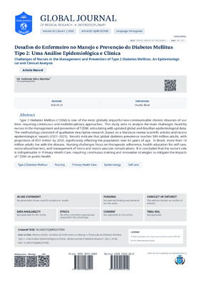 Desafios do Enfermeiro no Manejo e Prevenção do Diabetes Mellitus Tipo 2: Uma Análise Epidemiológica e Clínica