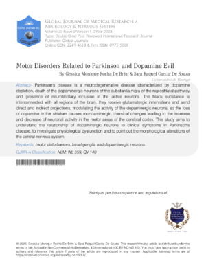 Motor Disorders Related to Parkinson and Dopamine Evil