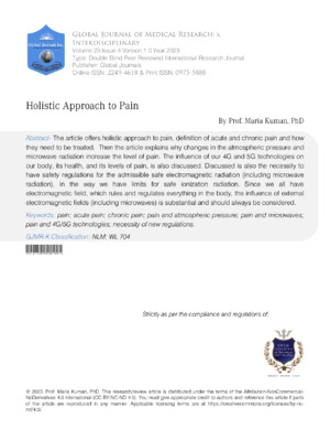 Holistic Approach to Pain