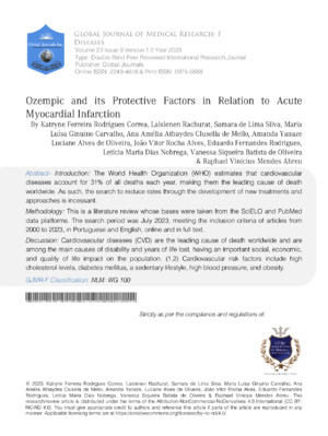 Ozempic and its Protective Factors in Relation to Acute Myocardial Infarction