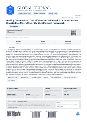 Healing Outcomes and Cost Efficiency of Advanced Skin Substitutes for Diabetic Foot Ulcers Under the CMS Payment Framework