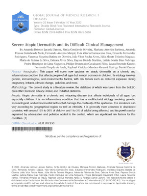 Severe Atopic Dermatitis and its Difficult Clinical Management