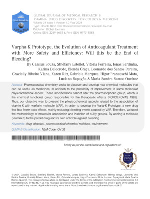 Varpha-K Prototype: Evolution of Anticoagulant Treatment with Improved Safety and Efficiency