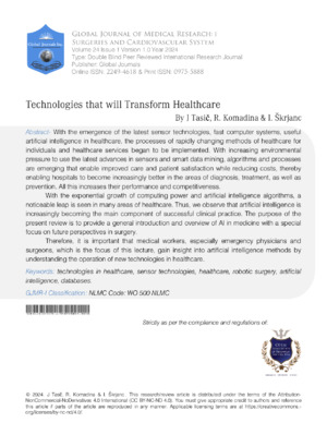 Technologies That Will Transform Healthcare