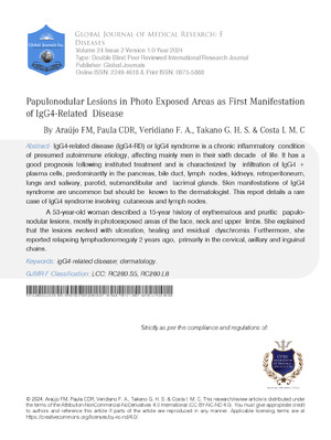 Papulonodular Lesions in Photoexposed Areas as the First Manifestation of IgG4-Related Disease
