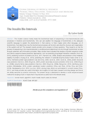 The Insulin Bio Intervals